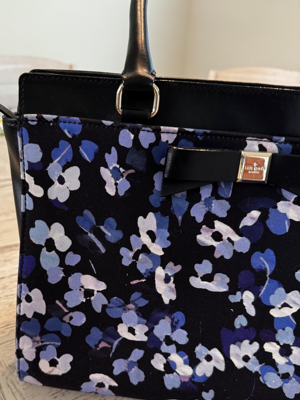 Kate Spade Montford Park Jovie Floral Tote Bow Satchel NWOT COA - Picture 5 of 16